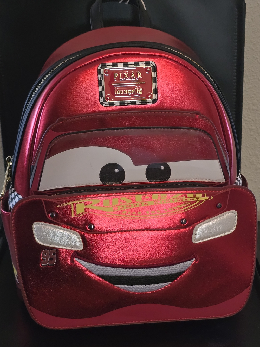 Loungefly x Pixar Lightning McQueen Mini Backpack